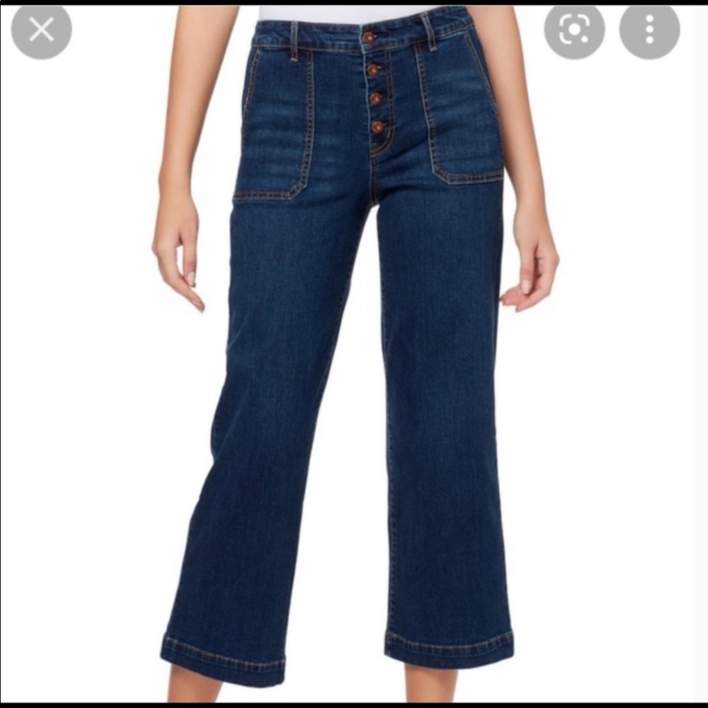 Bundle 3/$40 Jessica Simpson Wide Leg Utility Crop Jeans.
